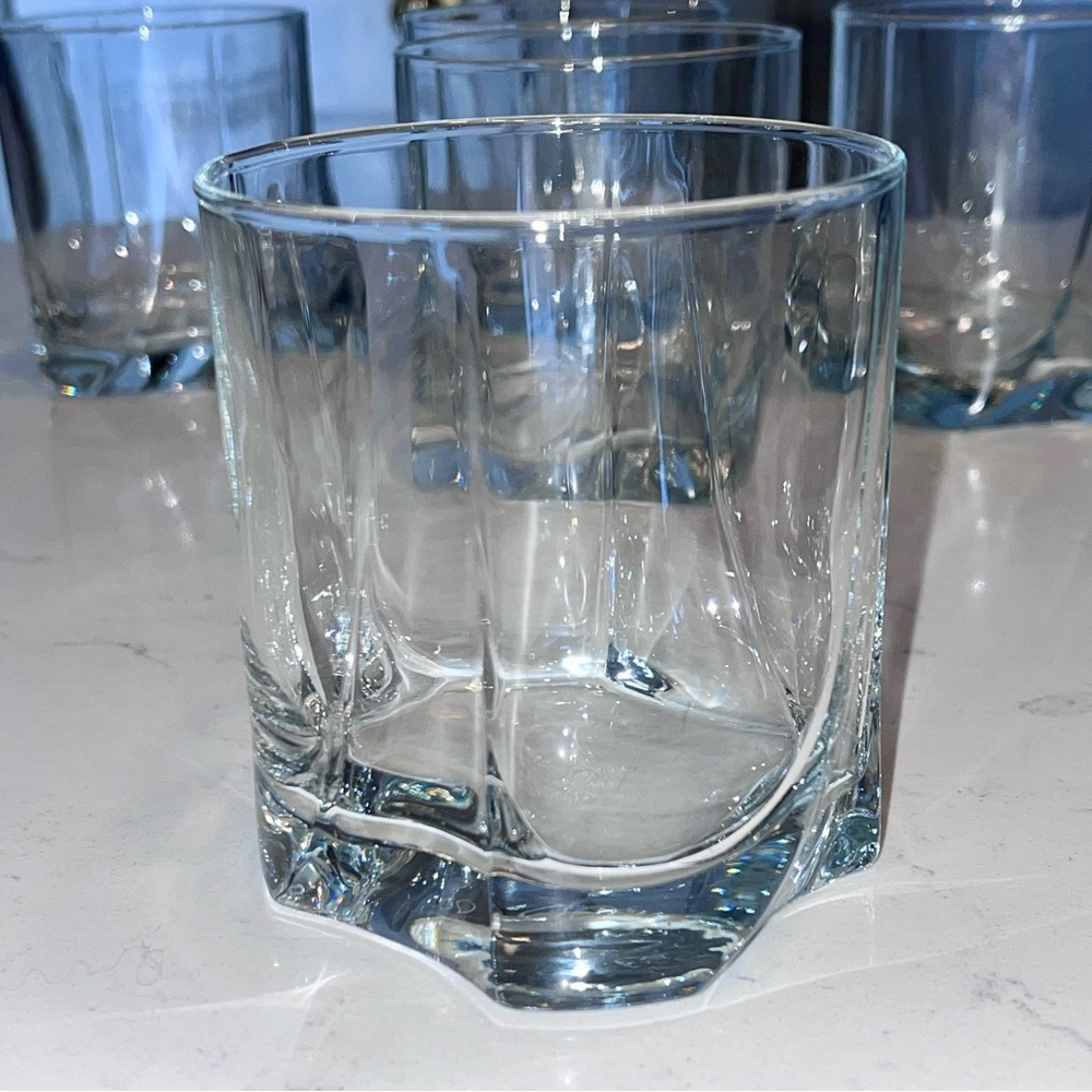 Pasabahce 5- “Luna" Whisky Rocks Lowball Old Fashioned Glasses 12oz